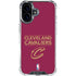 NBA Cleveland Cavaliers Standard - Maroon iPhone 16 Plus Clear Case