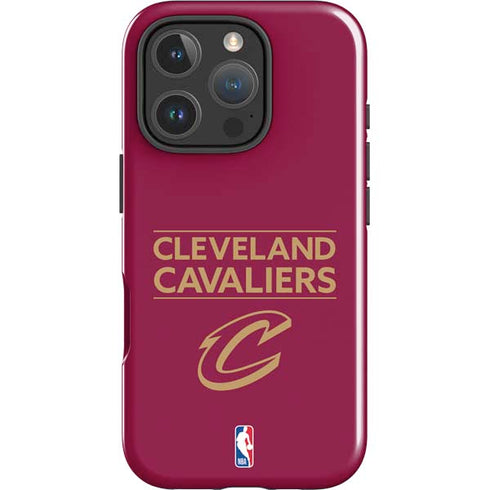 NBA Cleveland Cavaliers Standard - Maroon iPhone 16 Pro Impact Case