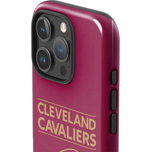 NBA Cleveland Cavaliers Standard - Maroon iPhone 16 Pro Impact Case