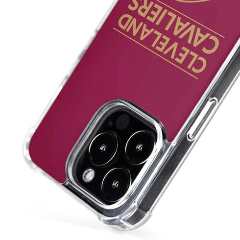 NBA Cleveland Cavaliers Standard - Maroon iPhone 16 Pro MagSafe Case
