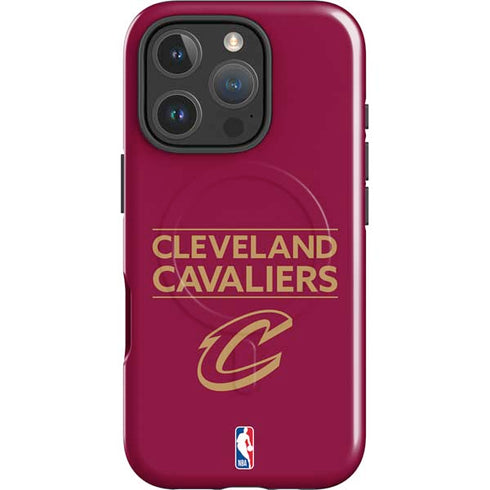 NBA Cleveland Cavaliers Standard - Maroon iPhone 16 Pro Magsafe Impact Case