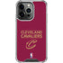 NBA Cleveland Cavaliers Standard - Maroon iPhone 16 Pro Max Clear Case