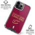 NBA Cleveland Cavaliers Standard - Maroon iPhone 16 Pro Max Clear Case