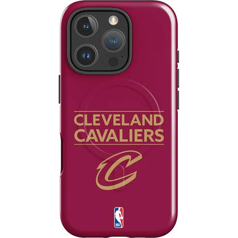 NBA Cleveland Cavaliers Standard - Maroon iPhone 16 Pro Max Magsafe Impact Case