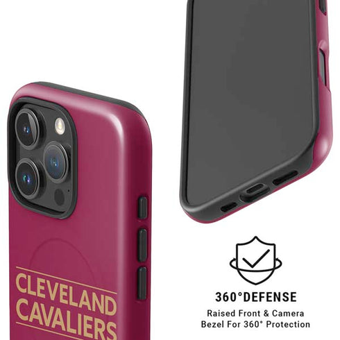 NBA Cleveland Cavaliers Standard - Maroon iPhone 16 Pro Max Magsafe Impact Case