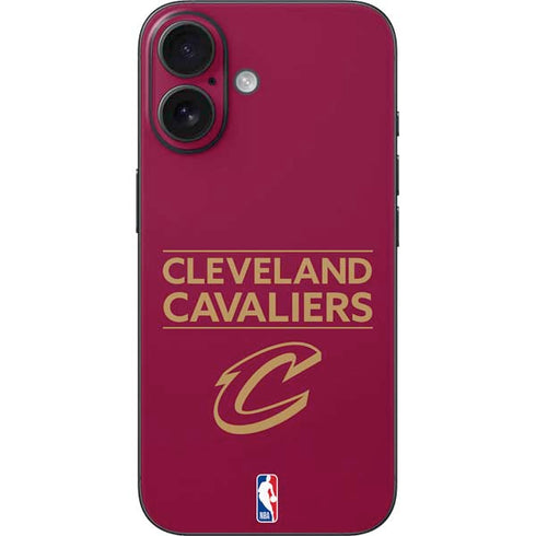 NBA Cleveland Cavaliers Standard - Maroon iPhone 16 Skin