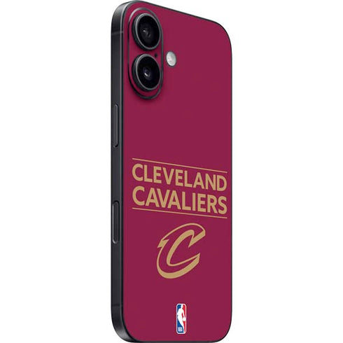 NBA Cleveland Cavaliers Standard - Maroon iPhone 16 Skin