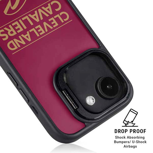 NBA Cleveland Cavaliers Standard - Maroon iPhone 16e Kickstand Case