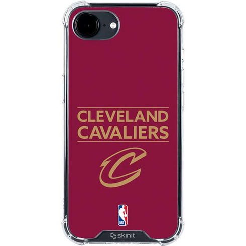 NBA Cleveland Cavaliers Standard - Maroon iPhone 16e Clear Case