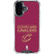 NBA Cleveland Cavaliers Standard - Maroon iPhone 17 Clear Case