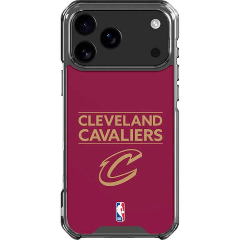 NBA Cleveland Cavaliers Standard - Maroon iPhone 18 Pro Max Clear Case