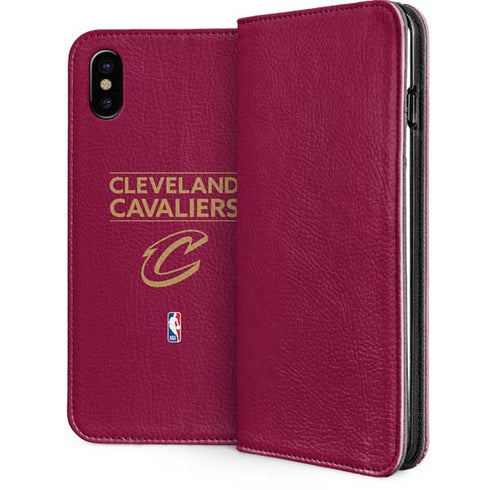 NBA Cleveland Cavaliers Standard - Maroon iPhone 8 Folio Case