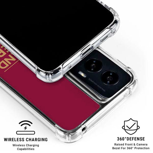 NBA Cleveland Cavaliers Standard - Maroon Moto G Power 5G (2024) Clear Case