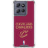 NBA Cleveland Cavaliers Standard - Maroon Moto G Power 5G (2025) Clear Case