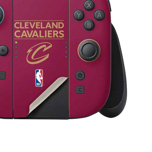 NBA Cleveland Cavaliers Standard - Maroon Nintendo Switch 2 (2025) Joy-Con Controller Skin