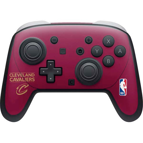 NBA Cleveland Cavaliers Standard - Maroon Nintendo Switch 2 (2025) Pro Controller Skin