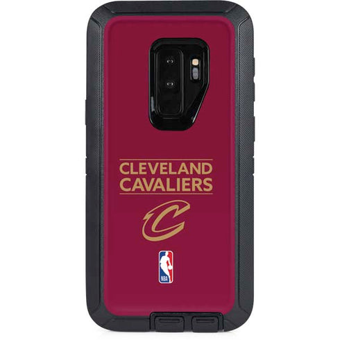 NBA Cleveland Cavaliers Standard - Maroon Otterbox Defender Galaxy Skin