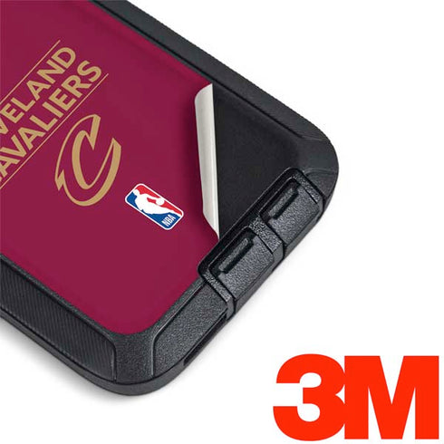 NBA Cleveland Cavaliers Standard - Maroon Otterbox Defender Galaxy Skin