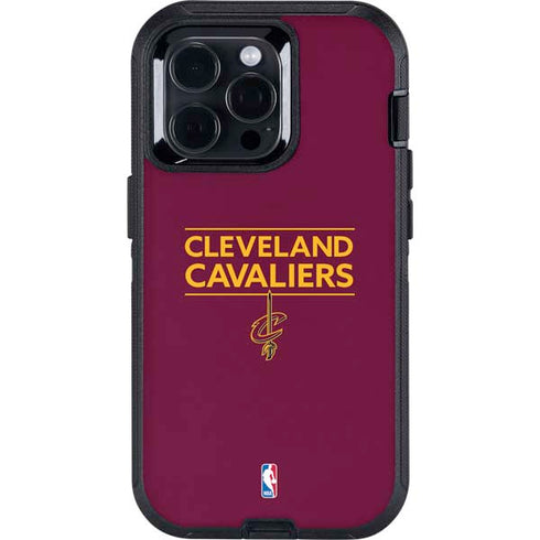 NBA Cleveland Cavaliers Standard - Maroon Otterbox Defender iPhone Skin