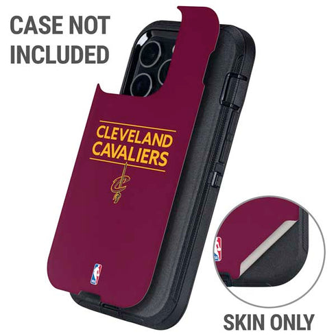 NBA Cleveland Cavaliers Standard - Maroon Otterbox Defender iPhone Skin