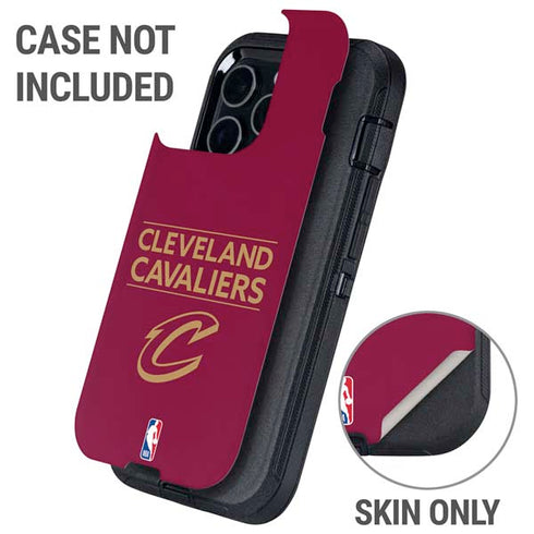 NBA Cleveland Cavaliers Standard - Maroon Otterbox Defender iPhone Skin