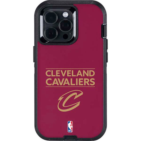NBA Cleveland Cavaliers Standard - Maroon Otterbox Defender iPhone Skin