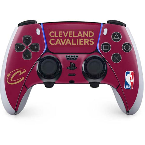 NBA Cleveland Cavaliers Standard - Maroon PS5 DualSense Edge Pro Controller Skin