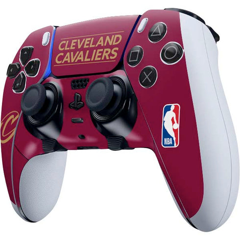 NBA Cleveland Cavaliers Standard - Maroon PS5 DualSense Edge Pro Controller Skin