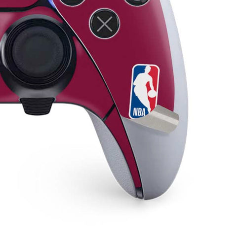 NBA Cleveland Cavaliers Standard - Maroon PS5 DualSense Edge Pro Controller Skin