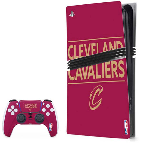 NBA Cleveland Cavaliers Standard - Maroon PS5 Pro Bundle Skin