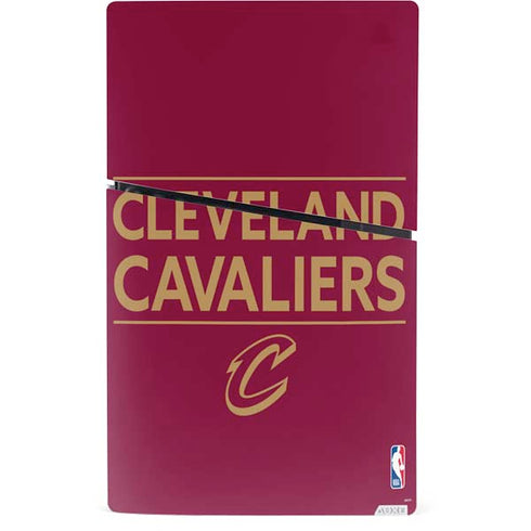 NBA Cleveland Cavaliers Standard - Maroon PS5 Slim Digital Edition Console Skin