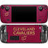 NBA Cleveland Cavaliers Standard - Maroon Steam Deck Handheld Gaming Computer OLED Skin