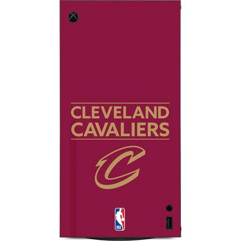 NBA Cleveland Cavaliers Standard - Maroon XBox Series X Digital Edition Console Skin