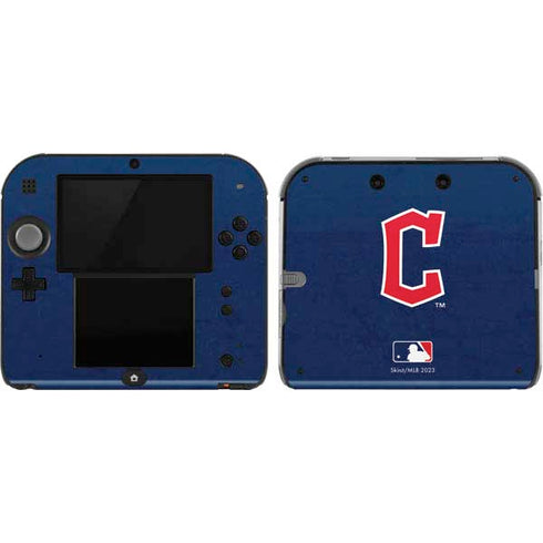 MLB Cleveland Guardians - Solid Distressed Nintendo Skins
