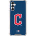 MLB Cleveland Guardians - Solid Distressed Gabb Phone 4 Clear Case
