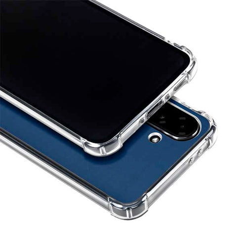 MLB Cleveland Guardians - Solid Distressed Galaxy A36 5G Clear Case