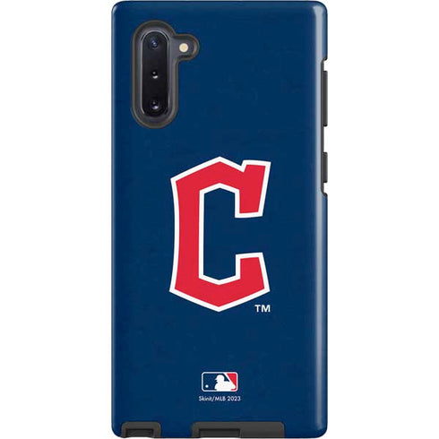 MLB Cleveland Guardians - Solid Distressed Galaxy Cases