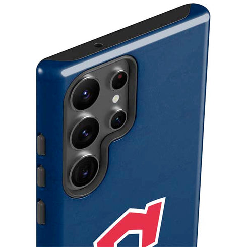 MLB Cleveland Guardians - Solid Distressed Galaxy S23 Ultra Pro Case
