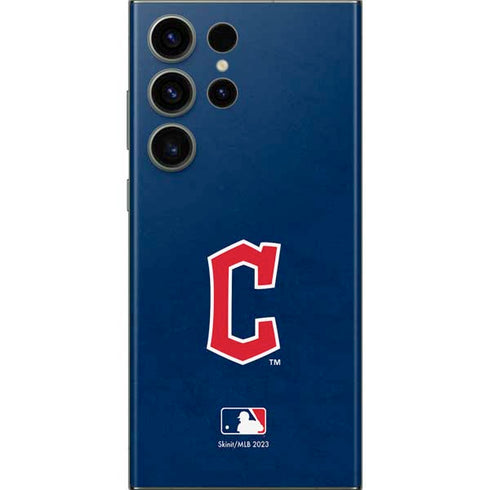 MLB Cleveland Guardians - Solid Distressed Galaxy Skins