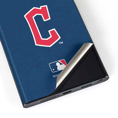 MLB Cleveland Guardians - Solid Distressed Galaxy Skins