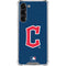 MLB Cleveland Guardians - Solid Distressed Galaxy S24 FE Clear Case