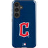 MLB Cleveland Guardians - Solid Distressed Galaxy S25 Plus Impact Case