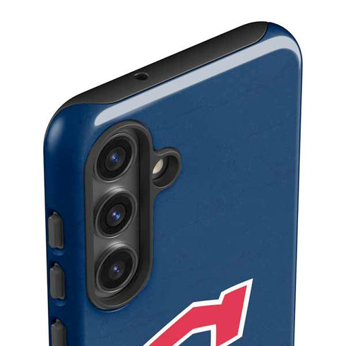 MLB Cleveland Guardians - Solid Distressed Galaxy S25 Plus Impact Case