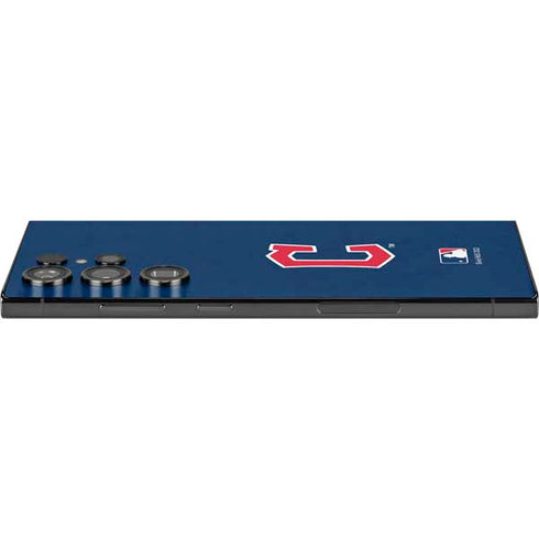 MLB Cleveland Guardians - Solid Distressed Galaxy S25 Ultra Skin
