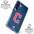 MLB Cleveland Guardians - Solid Distressed Galaxy S25 Plus Clear Case