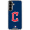 MLB Cleveland Guardians - Solid Distressed Galaxy S26 Clear Case