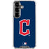 MLB Cleveland Guardians - Solid Distressed Galaxy S26 Clear Case