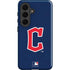 MLB Cleveland Guardians - Solid Distressed Galaxy S26 Impact Case