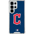MLB Cleveland Guardians - Solid Distressed Galaxy S26 Ultra Clear Case