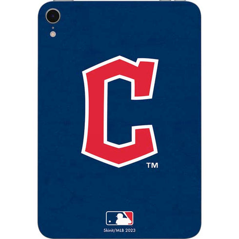 MLB Cleveland Guardians - Solid Distressed Apple iPad Mini Skin